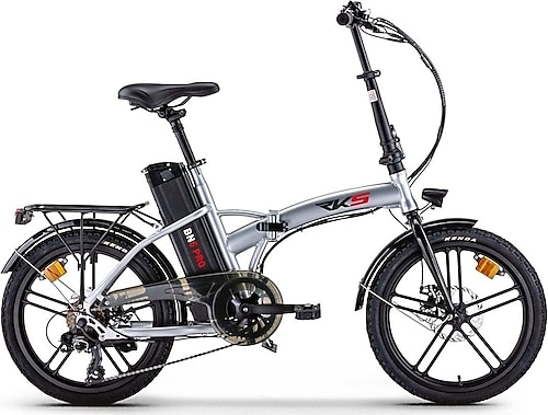 RKS BN5 Pro Gri Katlanabilir Elektrikli Bisiklet