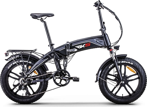 RKS RD5 Siyah-Mavi Katlanabilir Elektrikli Bisiklet