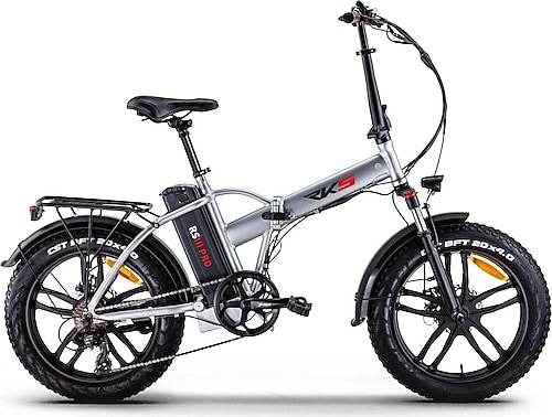 RKS RS3 Pro Gri Katlanabilir Elektrikli Bisiklet