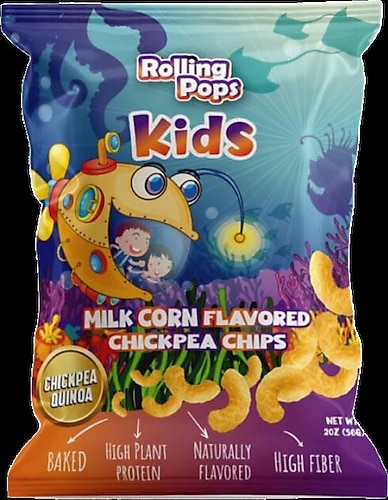 Rolling Pops Kids Nohut Cipsi 56 gr