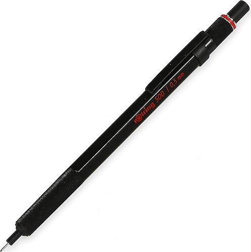 Rotring 500 Siyah 0.5 mm Versatil Uçlu Kalem