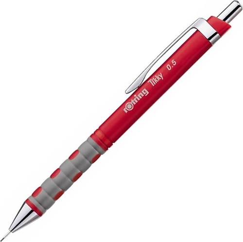 Rotring Tikky Kırmızı 0.5 mm Versatil Uçlu Kalem