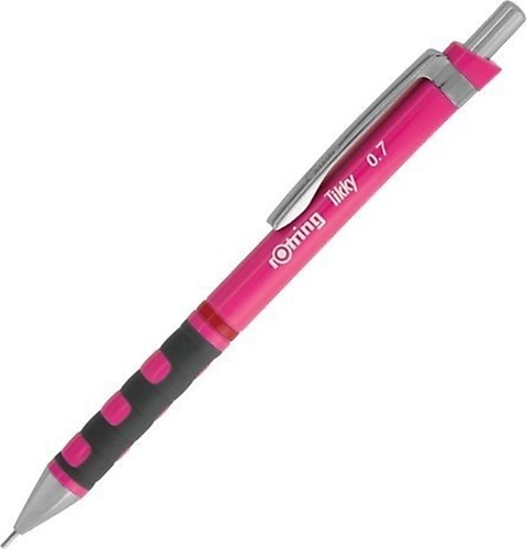 Rotring Tikky Neon Pembe 0.7 mm Versatil Uçlu Kalem