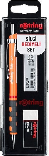 Rotring Tikky Neon Turuncu 0.7 mm Versatil Okul Seti