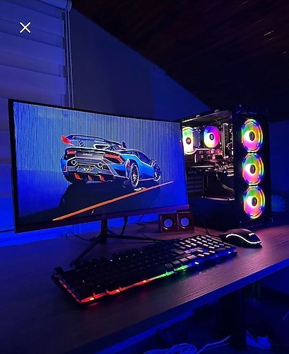 RYZEN Komple Hazır Gaming Set Oyuncu Bilgisayarı Masaüstü