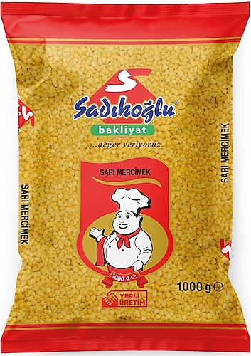Sadıkoğlu Sarı Mercimek 1 kg