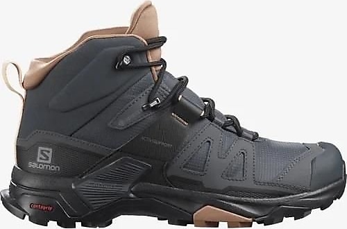 Salomon X Ultra 4 Mid Gore-Tex L41295600 Su Geçirmez Antrasit Kadın Outdoor Bot