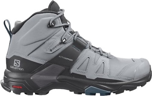 Salomon X Ultra 4 Mid Gore-Tex L41624900 Su Geçirmez Açık Gri Kadın Outdoor Bot
