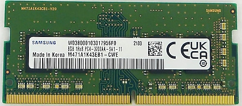 Samsung 8 GB 3200 MHz SODIMM M471A1K43EB1-CWE DDR4 Ram