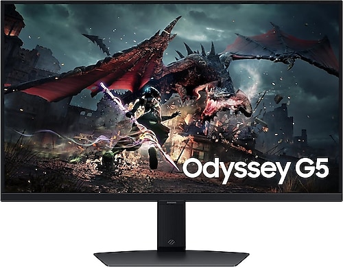 Samsung Odyssey G5 G50D LS27DG502EUXUF 27" 1 ms 2K Pivot IPS 180 Hz Oyuncu Monitörü