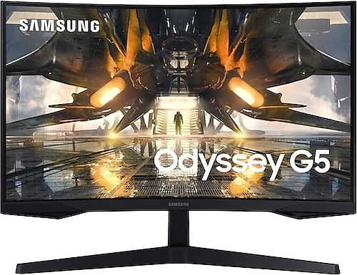 Samsung Odyssey G5 LS27AG550EPXUF 27" 1 ms QHD FreeSync Curved Oyuncu Monitörü