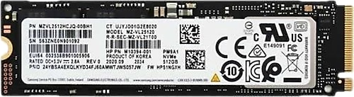 Samsung PM9A1 MZVL2512HCJQ PCI-Express 4.0 512 GB M.2 SSD
