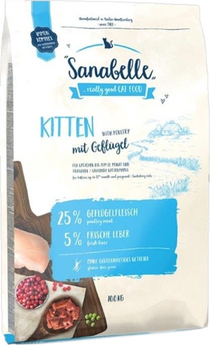 Sanabelle Kitten Tahılsız 10 kg Yavru Kedi Maması