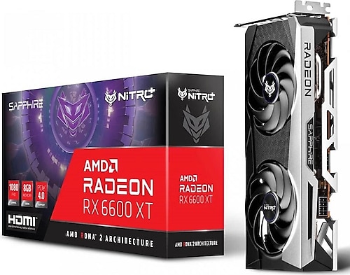 Sapphire RX 6600 XT Nitro+ 11309-01-20G 128 Bit GDDR6 8 GB Ekran Kartı