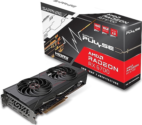 Sapphire RX 6700 Pulse 11321-02-20G 160 Bit GDDR6 10 GB Ekran Kartı