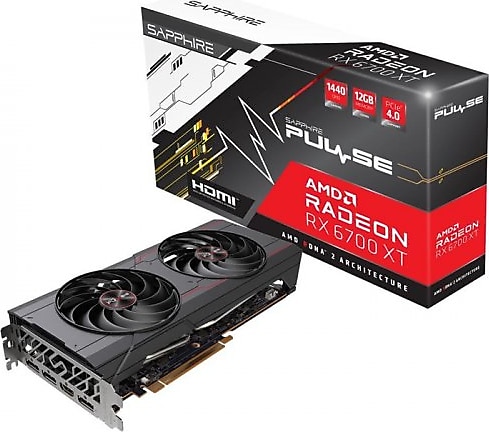 Sapphire RX 6700 XT Pulse 11306-02-20G 192 Bit GDDR6 12 GB Ekran Kartı