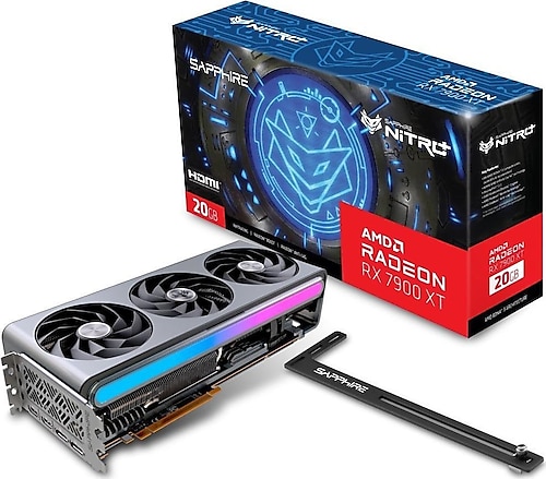 Sapphire RX 7900 XT Nitro+ Vapor-X 11323-01-20G 320 Bit GDDR6 20 GB Ekran Kartı