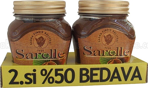 Sarelle Kakaolu Fındık Ezmesi 350 gr 2'li