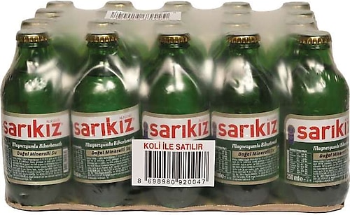 Sarıkız Sade Maden Suyu 20x250 ml