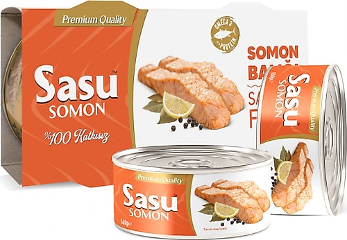 Sasu Bütün Dilim Norveç Somon 2x160 gr