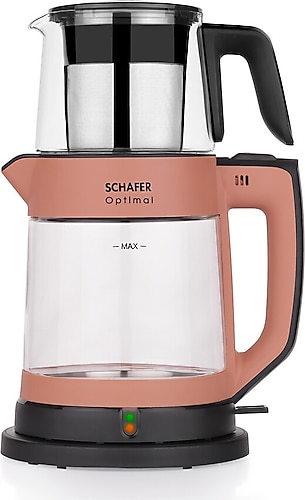 Schafer Optimal 1800 W Cam Rose Gold Çay Makinesi