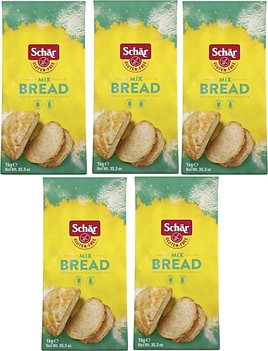 Schar Mix B Glütensiz Karışık Ekmek Unu 1 Kg 5 Adet