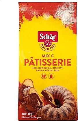 Schar Mix C Patisserie Glutensiz Kek Pasta Unu 1 kg