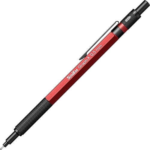 Scrikss Graph-X Kırmızı 0.5 mm Versatil Uçlu Kalem
