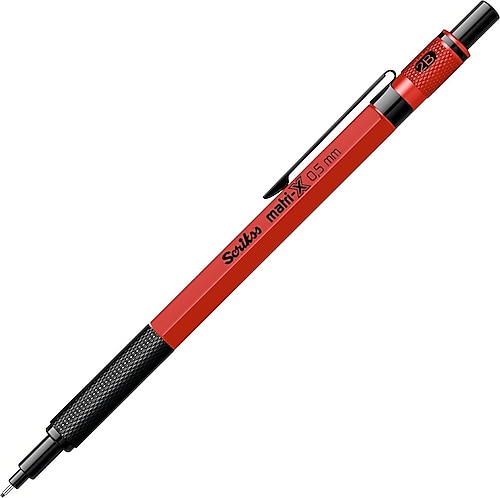 Scrikss Matri-X Kırmızı 0.5 mm Versatil Uçlu Kalem