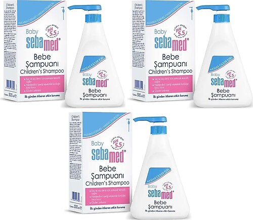 Sebamed Bebek Şampuanı 500 ml 3 Adet