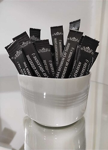 Sek Şeker Stick Şeker Mizah Içeren 1000 Adet 4 gr - 4 kg