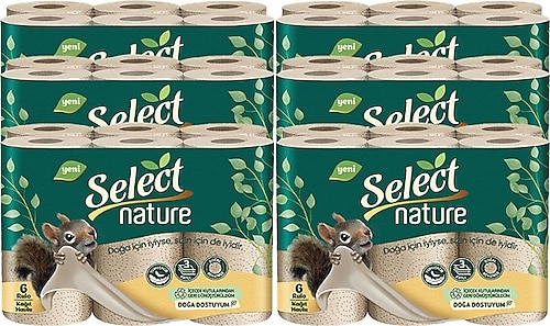 Select Nature 3 Katlı 48'li Tuvalet Kağıdı