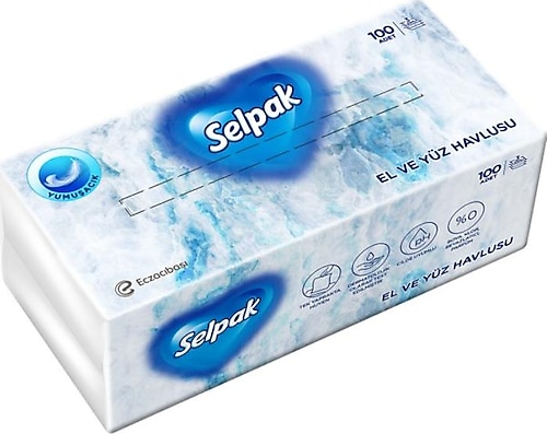 Selpak 100'lü El ve Yüz Havlusu