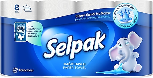 Selpak 8'li Kağıt Havlu