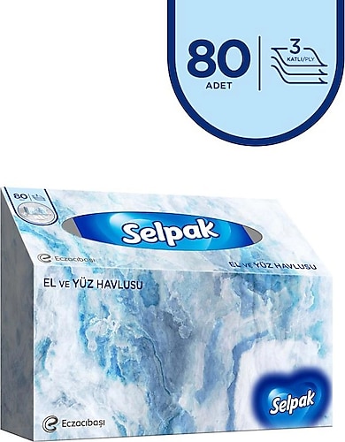 Selpak 80'li El ve Yüz Havlusu
