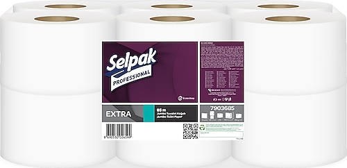 Selpak Professional Extra Jumbo 85 mt 12'li Tuvalet Kağıdı