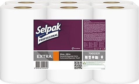 Selpak Professional Extra Sensörlü 21 cm 70 mt 6'lı Havlu