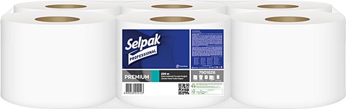 Selpak Professional Premium İçten Çekmeli 220 mt 6'lı Tuvalet Kağıdı