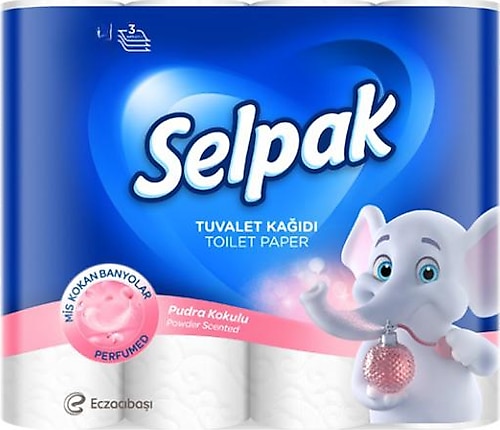 Selpak Pudra Kokulu 3 Katlı 96'lı Tuvalet Kağıdı