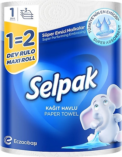 Selpak Tekli Dev Havlu Kağıt