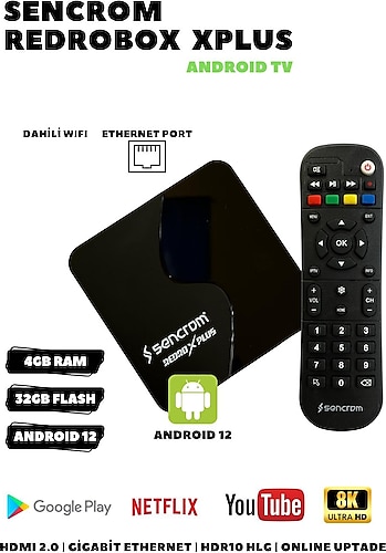 sencrom 32gb Android Tv Box (android 12 )