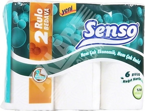 Senso 2 Katlı 6'lı Kağıt Havlu