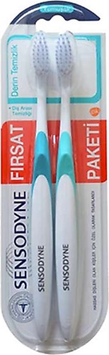 Sensodyne Deep Clean Derin Temizlik Ekstra Yumuşak 1+1 Diş Fırçası