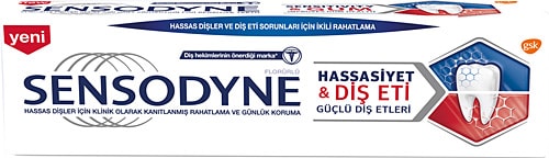 Sensodyne Hassasiyet ve Diş Eti Florürlü Diş Macunu 75 ml