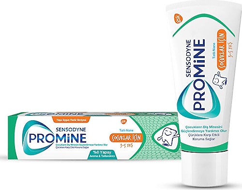Sensodyne Promine 3-5 Yaş Florürlü Çocuk Diş Macunu 50 ml