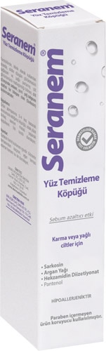 Seranem Sebum Azaltıcı Etki 200 ml Yüz Temizleme Köpüğü