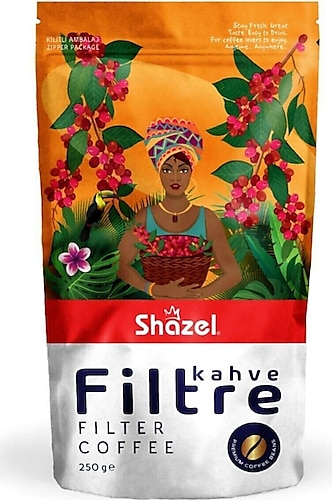Shazel Özel Harman 250 gr Öğütülmüş Filtre Kahve