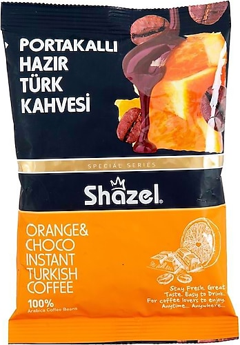 Shazel Portakallı Hazır Türk Kahvesi 100 gr