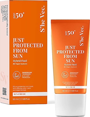 She Vec Just Protected From Aydınlatıcı ve Leke Karşıtı 50 Faktör Güneş Kremi 50 ml