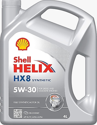 Shell Helix HX8 Synthetic 5W-30 4 lt Motor Yağı - 2024